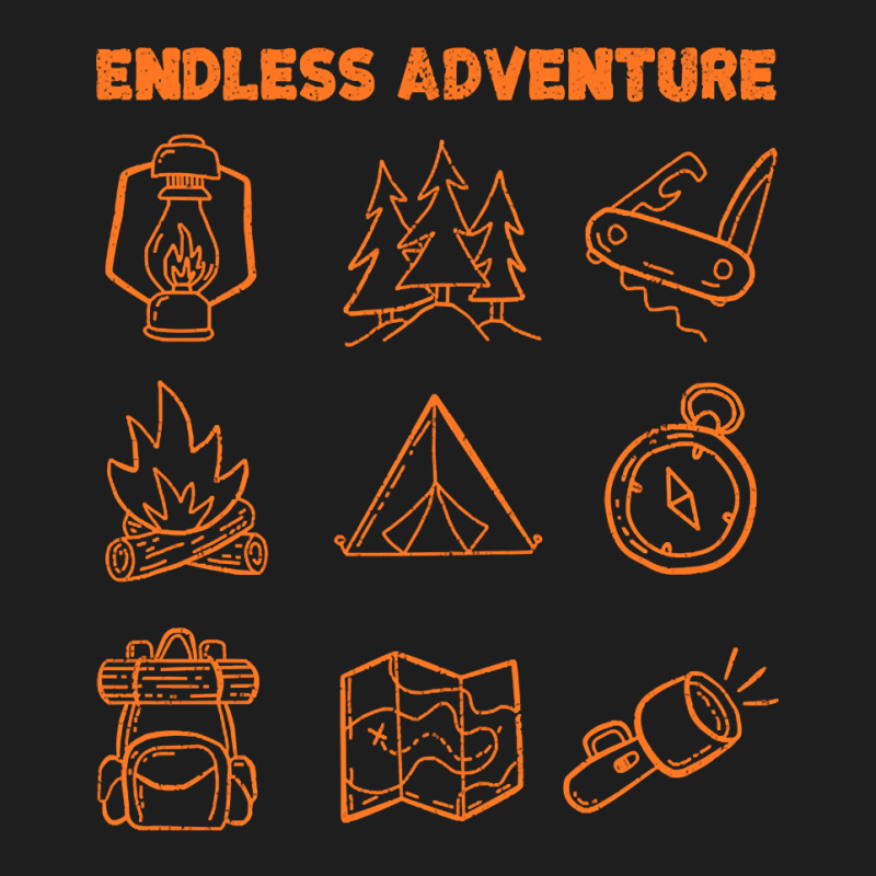 Adventure Camping Items Classic T-shirt by nuanceteams169 | Artistshot