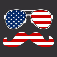 Funny Mustache Usa Flag 4th Of July  Men Women Cool Summer Vintage Short | Artistshot