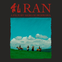 Akira Kurosawa - Ran Illustration With Title-nffcx Ladies Fitted T-shirt | Artistshot