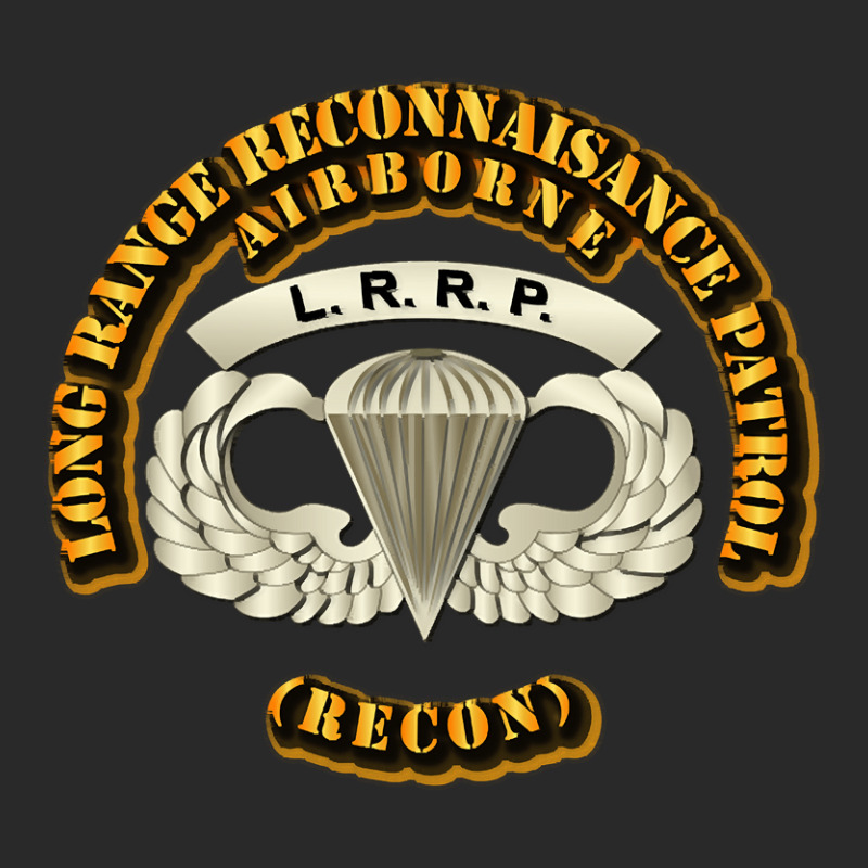 Airborne Badge - Lrrp Printed hat by gendercampaign78@gmail.com | Artistshot