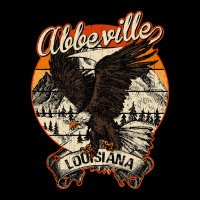 Abbeville Louisiana Bald Eagle Retro Vintage Aesthetic Adjustable Cap | Artistshot