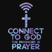 Connect To God Password Prayer Jesus Christian Men Women Crop Top | Artistshot