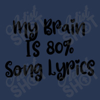 My Brain Is 80% Song Lyrics Men Denim Jacket | Artistshot