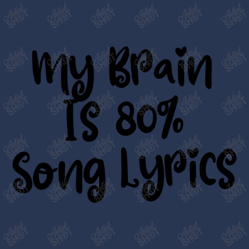 My Brain Is 80% Song Lyrics Men Denim Jacket | Artistshot