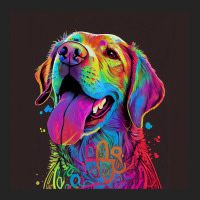 A Very Happy Labrador Dog 3/4 Sleeve Shirt | Artistshot