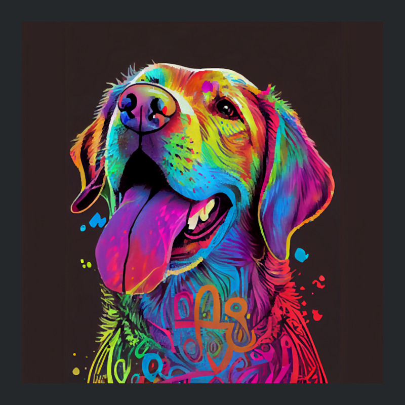 A Very Happy Labrador Dog Crewneck Sweatshirt by sausagefencing57 | Artistshot