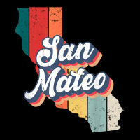 San Mateo City Retro Vintage Hometown California T Shirt Baby Bibs | Artistshot