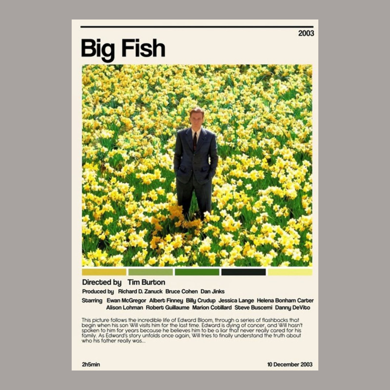 Big Fish (2003) Minimalist Movie Racerback Tank by bellalancaster | Artistshot