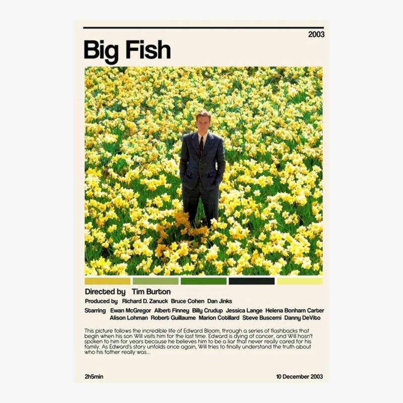 Big Fish (2003) Minimalist Movie Classic T-shirt by bellalancaster | Artistshot