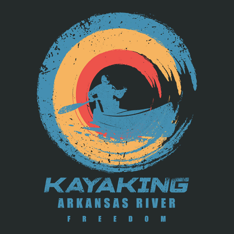 Arkansas River Kayak Adventure Women's Triblend Scoop T-shirt by ternacanuda | Artistshot