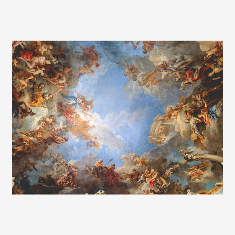 Fresco Of Angels In The Palace Of Versailles Poster Skinny Tumbler | Artistshot