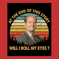 Retro At The End Of This Story Will I Roll My Eyes Poster Gift (1) V-neck Tee | Artistshot