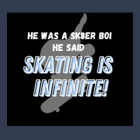 Sk8er Boi Sk8 The Infinity Quotskating Is Infinitequot Whiteblue Poste V-neck Tee | Artistshot