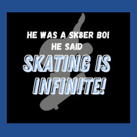 Sk8er Boi Sk8 The Infinity Quotskating Is Infinitequot Whiteblue Poste Crewneck Sweatshirt | Artistshot