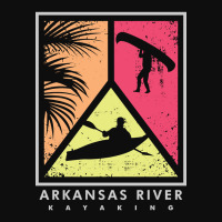 Arkansas River Kayaker Crop Top | Artistshot