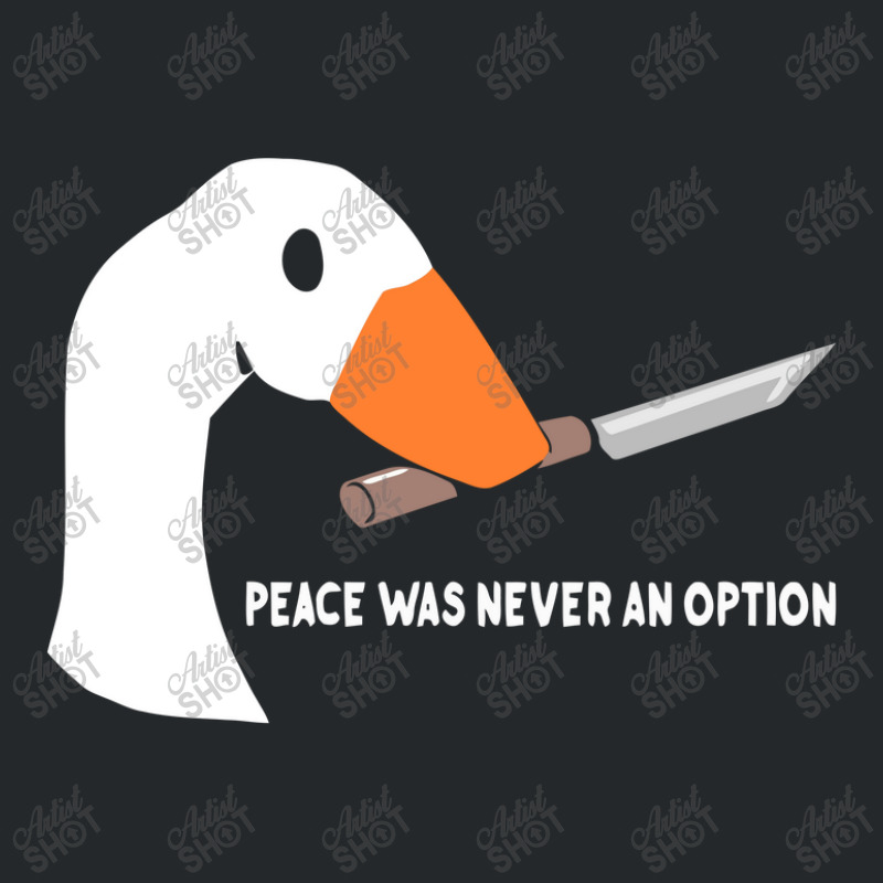 Peace Was Never An Option Crewneck Sweatshirt by desnanda | Artistshot