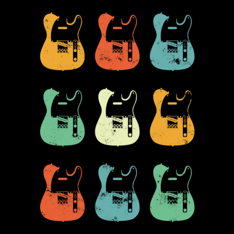 Tstyle Electric Guitar Bodies Retro Theme V-neck Tee | Artistshot