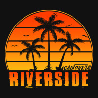 Limited Edition Vintage Riverside California Sunset Palm Tree Style Tr Graphic T-shirt | Artistshot