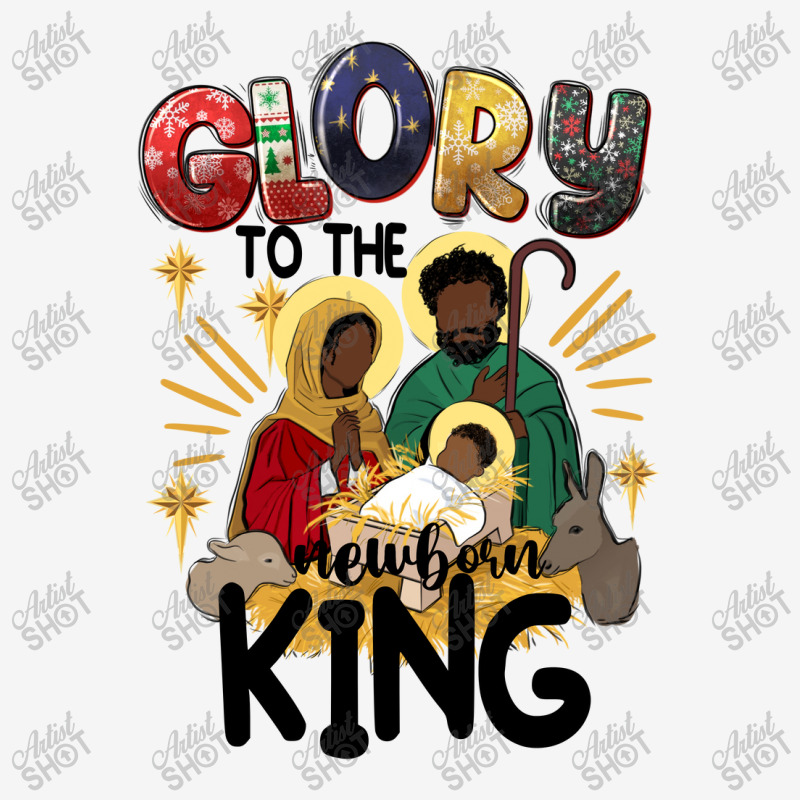 Glory To The Newborn King Black Jesus Classic T-shirt by afrowomandigitalshop@gmail.com | Artistshot