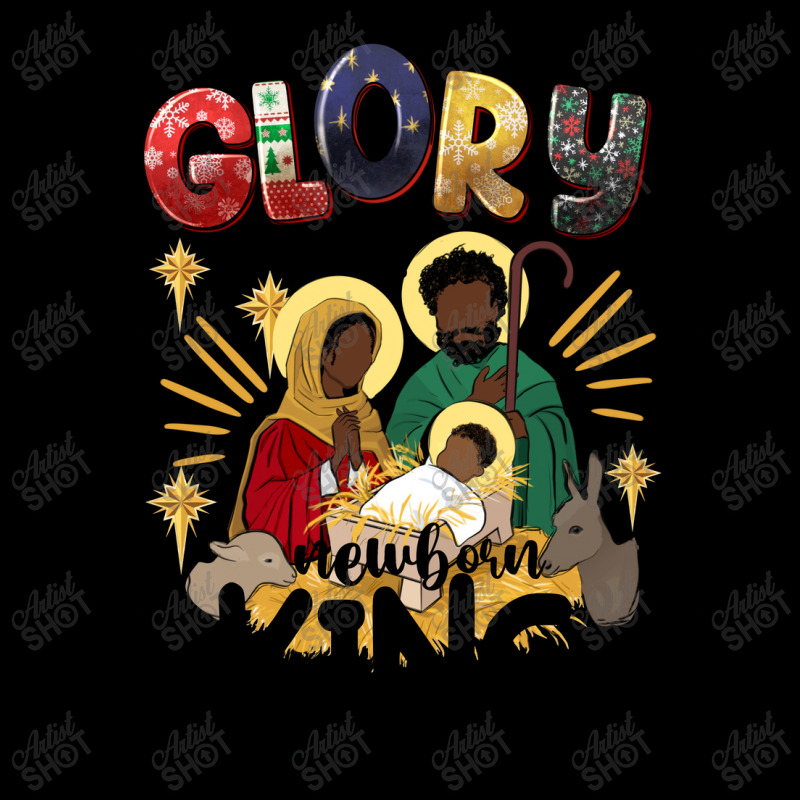 Glory To The Newborn King Black Jesus Lightweight Hoodie by afrowomandigitalshop@gmail.com | Artistshot