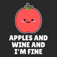 Apples And Wine And I'm Fine Printed Hat | Artistshot