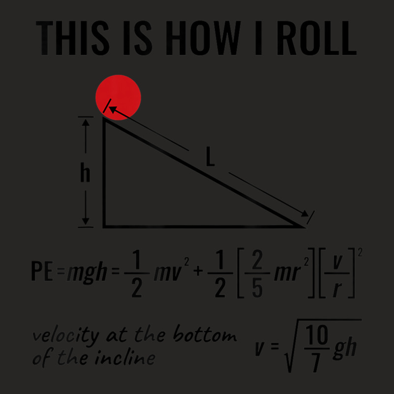 Physicist Physics Tshirt Velocity Equation This How I Roll Ladies Fitted T-Shirt by ChristopherCharlesWilliamson | Artistshot