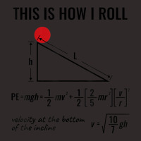 Physicist Physics Tshirt Velocity Equation This How I Roll Racerback Tank | Artistshot