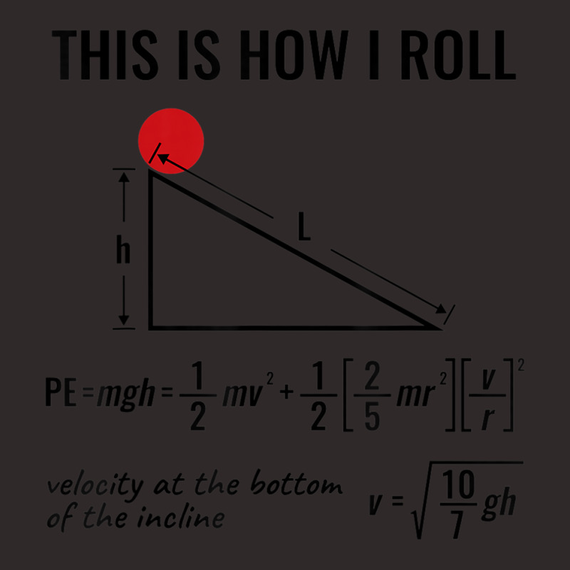 Physicist Physics Tshirt Velocity Equation This How I Roll Racerback Tank by ChristopherCharlesWilliamson | Artistshot