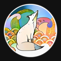 Arctic Fox - Foxhound - White Fox - Cute Fox - Wolf - Japanese Paintin Graphic Youth T-shirt | Artistshot