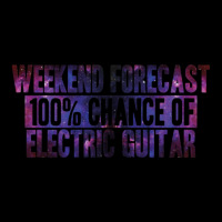 Weekend Forecast 100% Chance Of Electric Guitar 1 Men's Long Sleeve Pajama Set | Artistshot