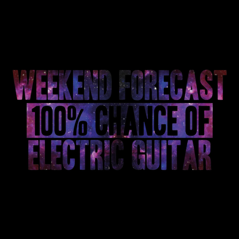 Weekend Forecast 100% Chance Of Electric Guitar 1 Men's Long Sleeve Pajama Set | Artistshot