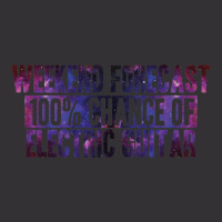 Weekend Forecast 100% Chance Of Electric Guitar 1 Vintage Hoodie | Artistshot