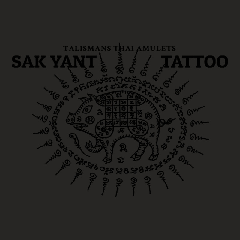 Limited Edition Sak Yant Tattoo Pig Ladies Fitted T-Shirt by Jankonen637 | Artistshot