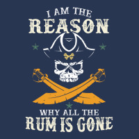 I Am The Reason Why All The Rum Is Gone  Pirate Skull Gift Hipster Men Denim Jacket | Artistshot