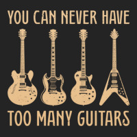 You Can Never Have Too Many Guitars  Funny Guitar 3/4 Sleeve Shirt | Artistshot