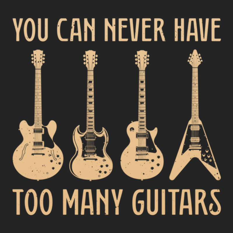 You Can Never Have Too Many Guitars  Funny Guitar 3/4 Sleeve Shirt | Artistshot