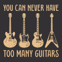 You Can Never Have Too Many Guitars  Funny Guitar Vintage Hoodie | Artistshot