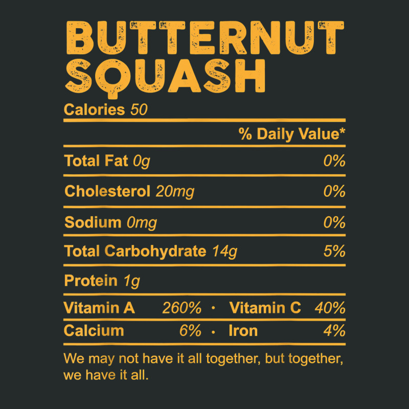 Funny Butternut Squash Nutrition Facts Thanksgiving Food T Shirt Women's Triblend Scoop T-shirt by kogmor58594 | Artistshot