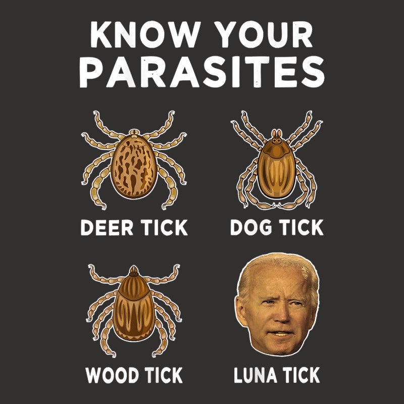 Know Your Parasites Funny Anti Joe Biden (on Back) T Shirt Champion Hoodie by javauxswar | Artistshot