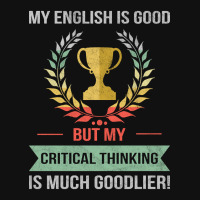 Funny Critical Thinking School Or College Subject Design Graphic T-shirt | Artistshot