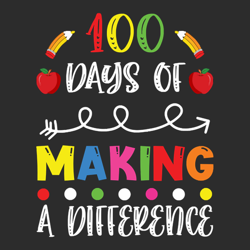 100 Days Of Making A Difference 100th Day Of School Teacher-y6rjo Exclusive T-shirt | Artistshot