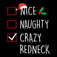 Nice Naughty Crazy Redneck Christmas Pajama Matching Adjustable Cap | Artistshot