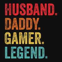 Hot Trend Husband Daddy Father Gamer Legend Video Gaming Lover Metal Print Vertical | Artistshot