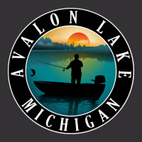 Avalon Lake Fishing Michigan Sunset Vintage Short | Artistshot