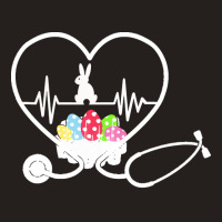 Easter Day T  Shirt Stethoscope Nurse Tail Easter Bunny Colorful Eggs Tank Top | Artistshot