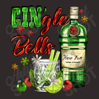 Gin`gle Bells With Bottle And Cocktail Racerback Tank | Artistshot