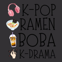 Kpop Ramen Boba And Kdrama Cute Gift 1 Vintage Short | Artistshot