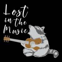 Lost In The Music Raccoon Playing The Guitar Men's 3/4 Sleeve Pajama Set | Artistshot