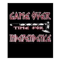 Game Over Vikings Viking Ax Ax Independence  Vintage Travel Men's T-shirt Pajama Set | Artistshot