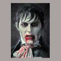 Barnabas Collins Poster Blue Racerback Tank | Artistshot